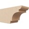 Ekena Millwork 6in. W x 8in. H x 16in. L New Brighton Woodgrain TimberThane Rafter Tail, Primed Tan RFTUR06X08X16NEBRCPR - alternate 1